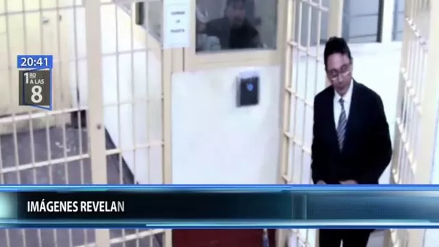 Video de seguridad revela reunión entre Humberto Abanto y César Álvarez en penal