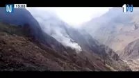 Incendio forestal se prolonga por cuarto día consecutivo en Puno