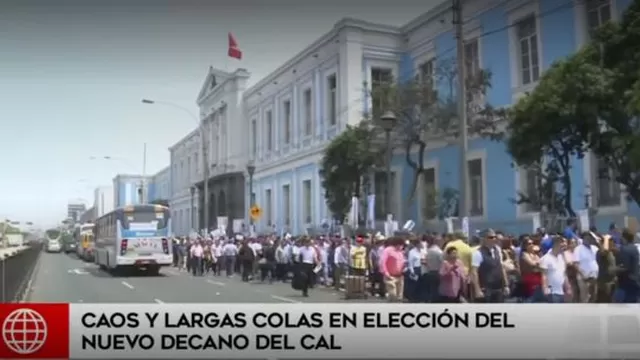 Colegio de Abogados de Lima: Incidentes se registraron en elección de nuevo decano