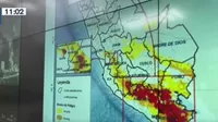 Lima y otras ocho regiones en alerta roja ante caída de huaicos, según reportes de Indeci