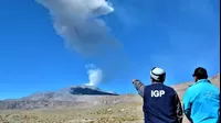 Indeci realiza monitoreo de acciones tras nueva explosión de volcán Ubinas