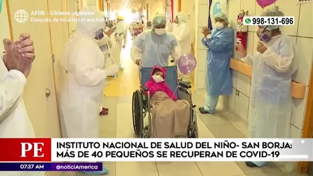 INSN San Borja: Más de 40 niños superaron el coronavirus 