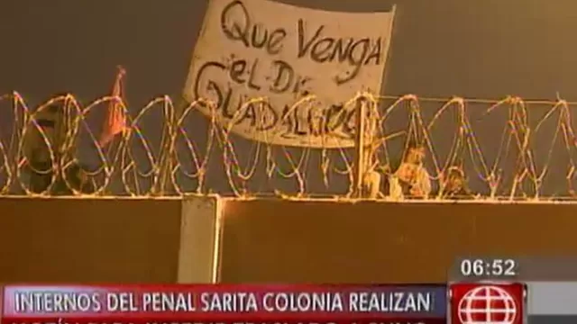 Internos del penal Sarita Colonia se amotinó para no ser trasladados a Challapalca