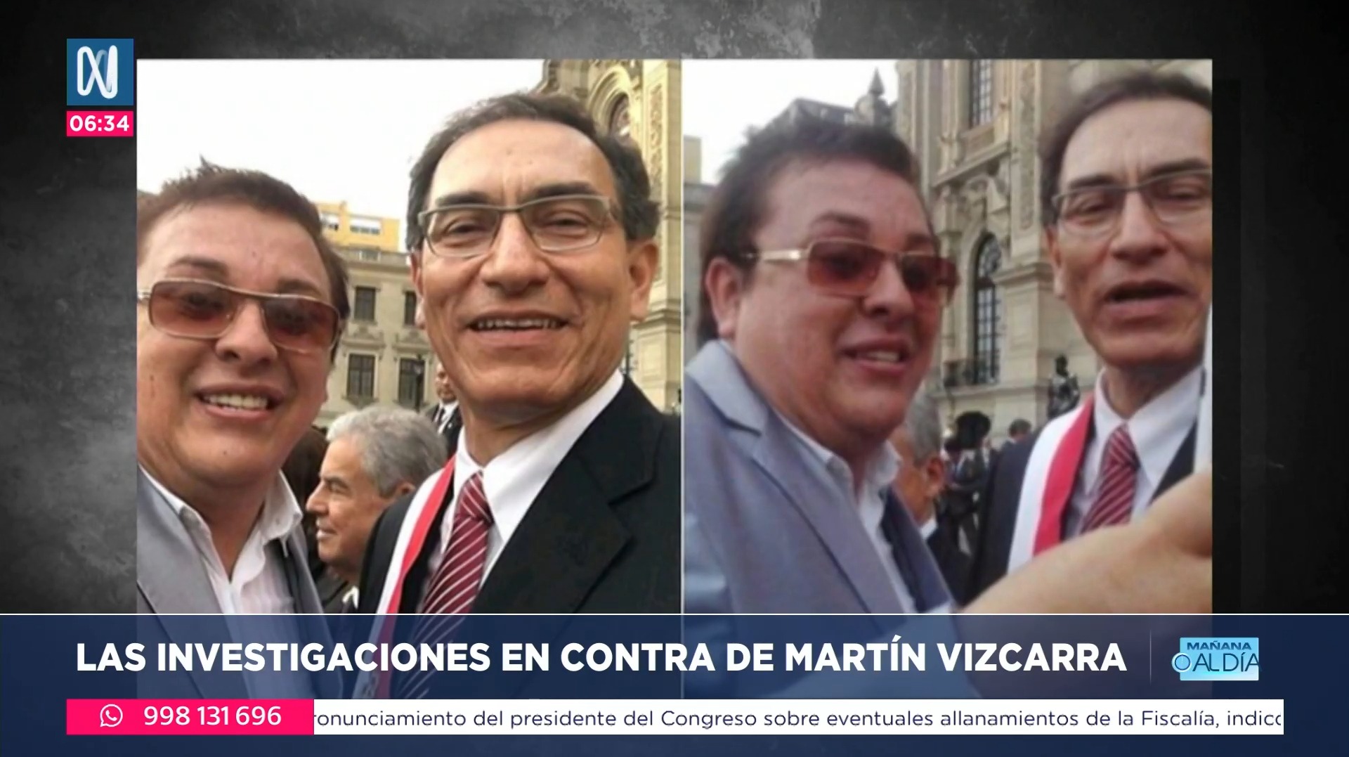 Las investigaciones en contra de Martín Vizcarra. Foto: Canal N