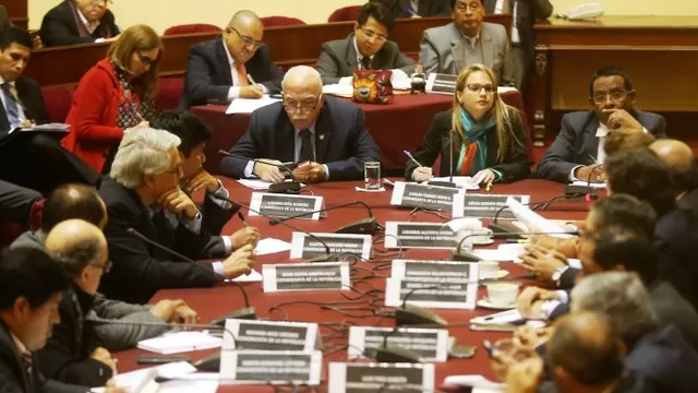 Comisión de Defensa del Congreso. Foto: Andina