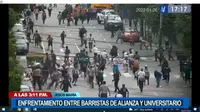 Jesús María: se reporta enfrentamiento entre barristas de Universitario y Alianza Lima
