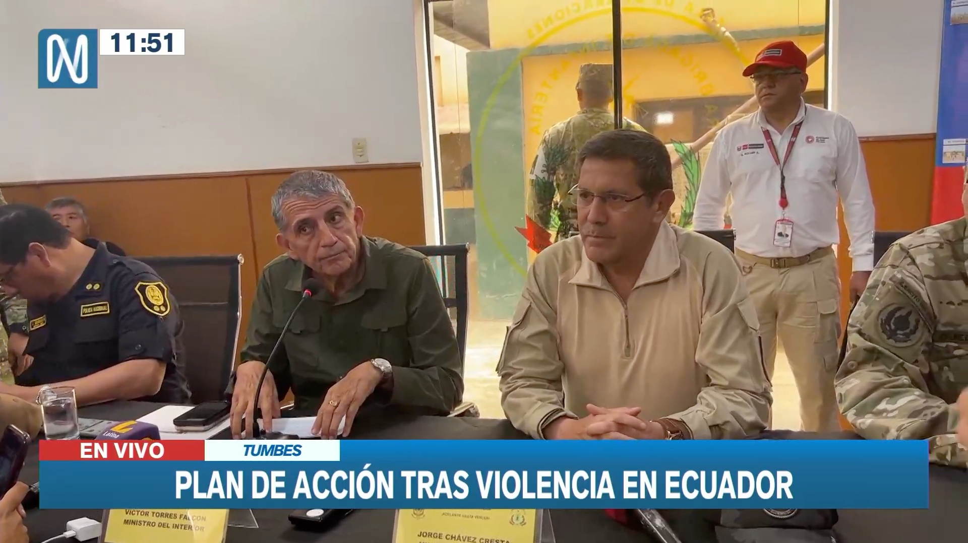 Jorge Chávez sobre conflicto en Ecuador: "No está en agenda establecer un cierre de fronteras"
