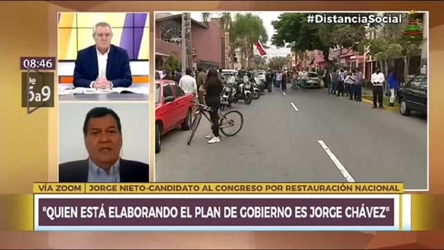 Jorge Nieto: "Quien está elaborando el plan de Gobierno es Jorge Chávez"