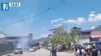 Junín: Protestas durante visita de la presidenta Boluarte en Pichanaqui