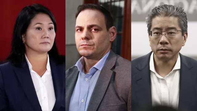 Keiko Fujimori, Mark Vito y Jorge Yoshiyama impedidos de salir del país por 36 meses