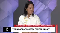 Keiko Fujimori sobre de Soto: Es falso que haya ofrecido asesorarme a cambio de beneficios políticos