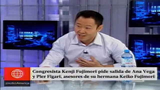 Kenji Fujimori: "Al que deberían sacar es al contralor"