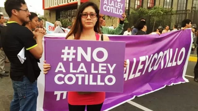 Marcha de estudiantes universitarios contra la 'Ley Cotillo'. Foto: archivo El Comercio