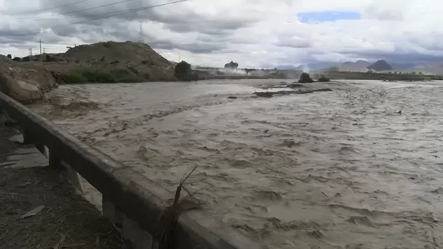 Desborde del río Chicama. Foto: América Noticias