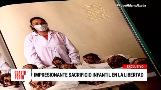 La Libertad: hallan restos de cerca de 300 niños sacrificados en la cultura Chimú