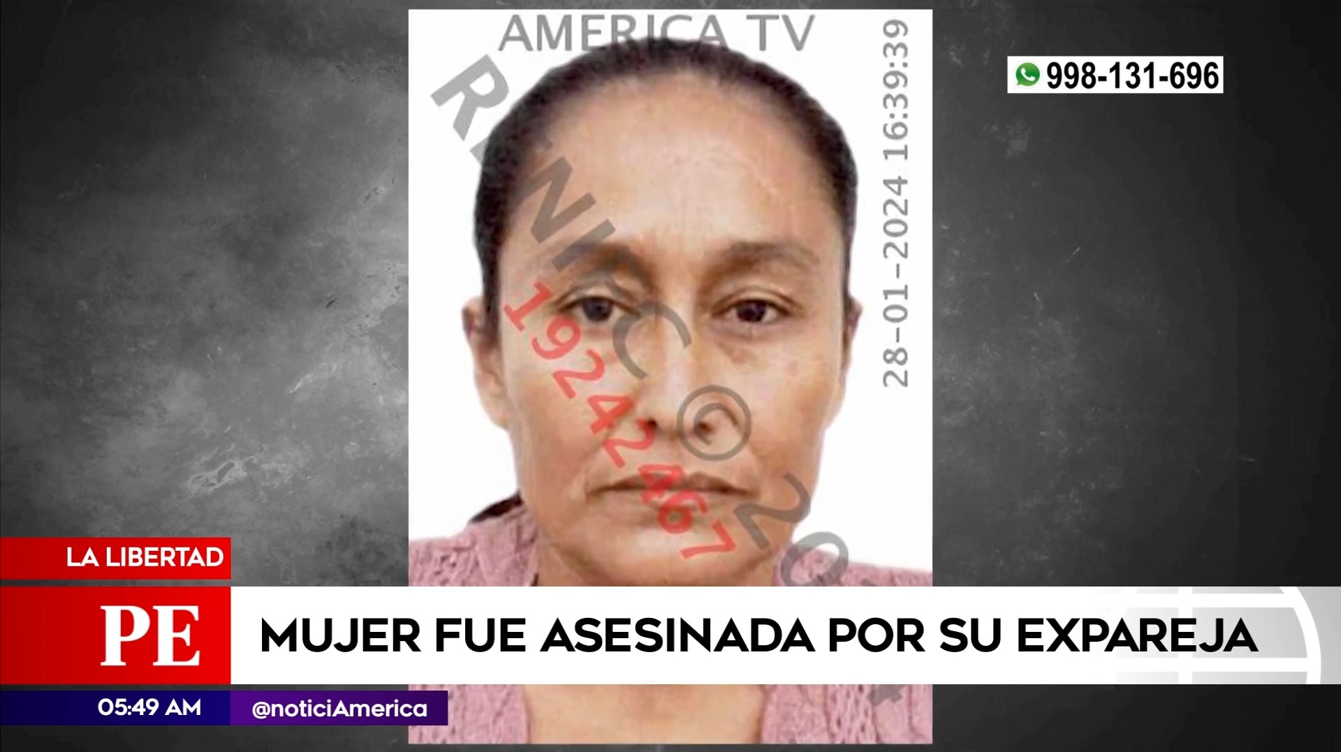 Feminicidio en La Libertad. Foto: América Noticias