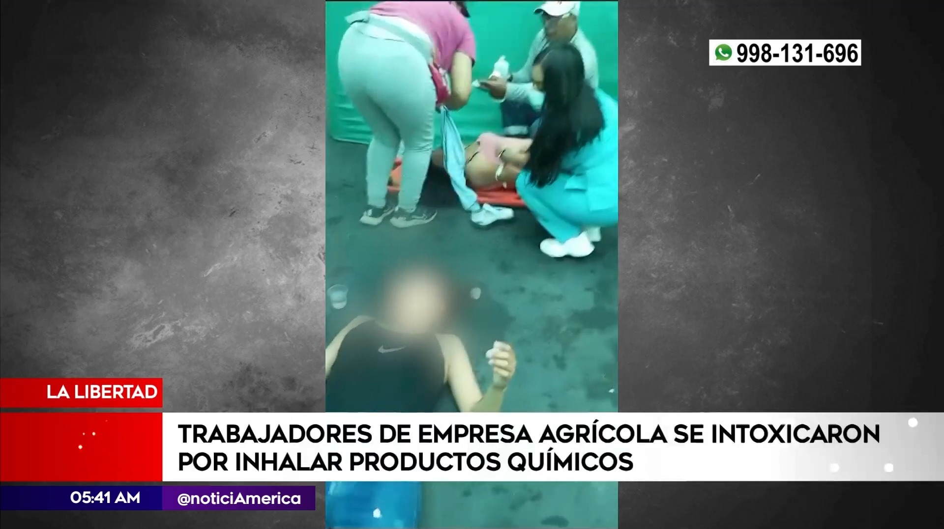 Intoxicación en La Libertad. Foto: América Noticias
