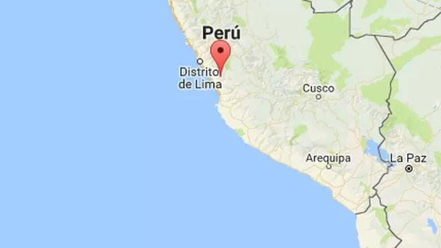 La información fue corroborada por el Instituto Geofísico del Perú