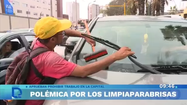Limpiaparabrisas piden continuar con su trabajo en las calles de Lima