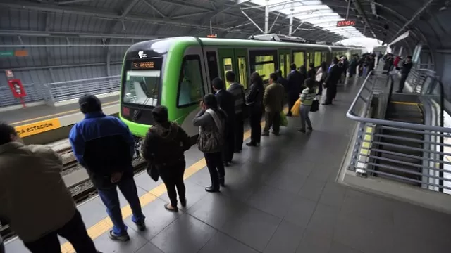Trenes de la Línea 1 del Metro de Lima pasarán con mayor frecuencia. Foto: El Comercio