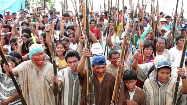 Loreto: 600 nativos toman base de PetroPerú en Cashacaño. Foto: Perú21