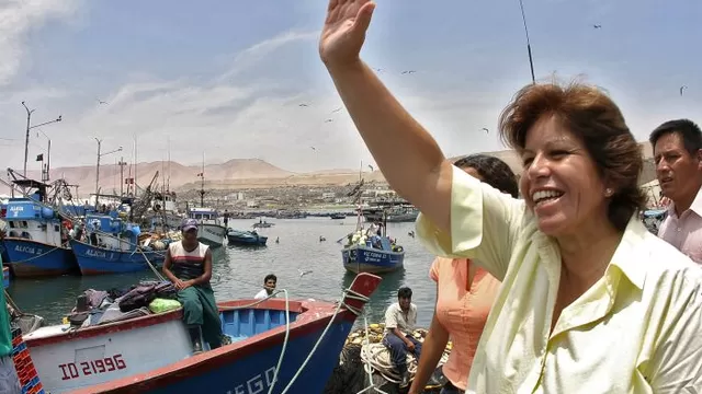   Lourdes Flores se mostró confiada en que su coalición política (Alianza Popular) pase a segunda vuelta / Foto: AFP