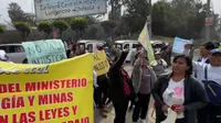Lurigancho-Chosica: pobladores de Yanacoto protestan contra desalojo 