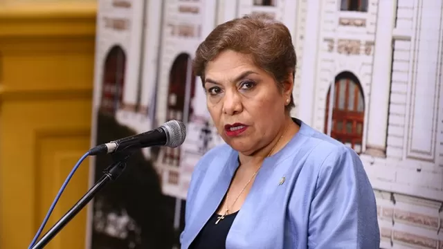 Luz Salgado, presidenta del Congreso. Foto: Andina