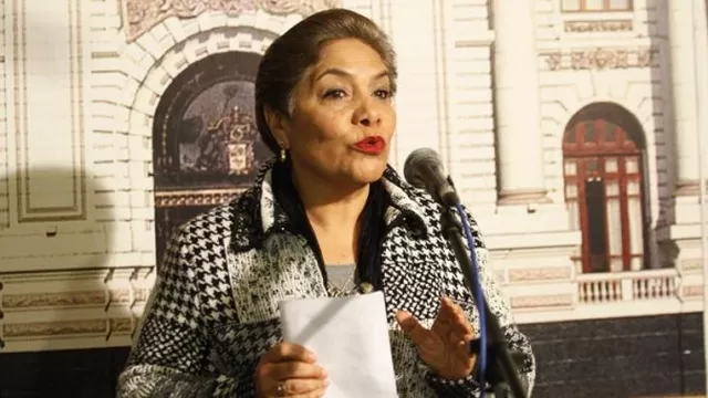 Luz Salgado, presidenta del Congreso. Foto: Andina.