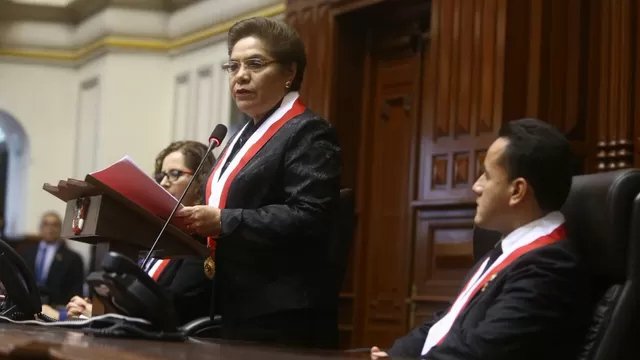 Luz Salgado, presidenta del Congreso. Foto: @SAMUELHV2004