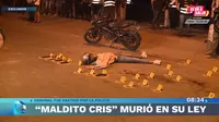 "Maldito Cris": Criminal venezolano fue abatido por la policía y murió en su ley