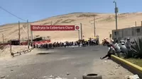 Tacna: Manifestantes bloquean ingreso a la ciudad