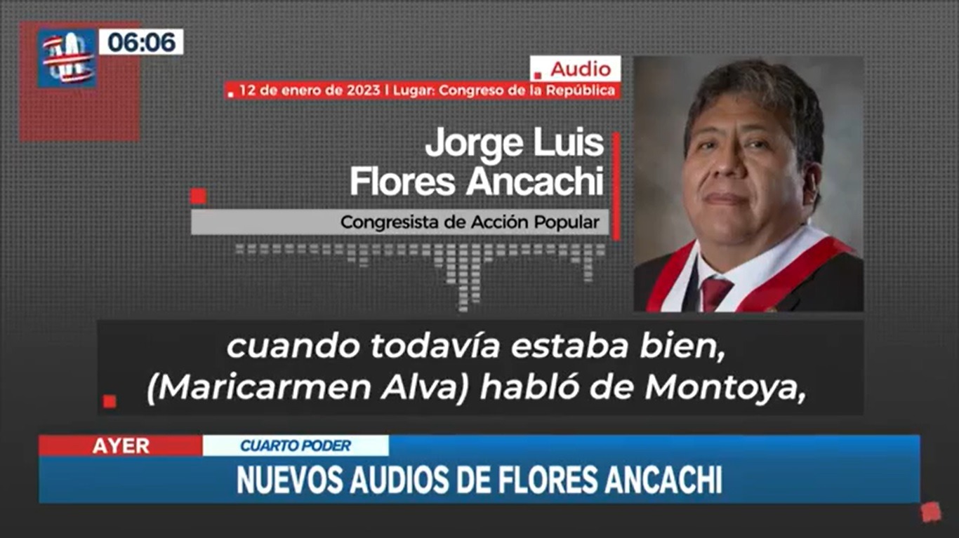 María del Carmen Alva pidió expulsar a Jorge Flores Ancachi de la bancada de Acción Popular