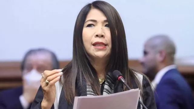 María Cordero Jon Tay, congresista suspendida - Foto: Congreso - Video: Canal N