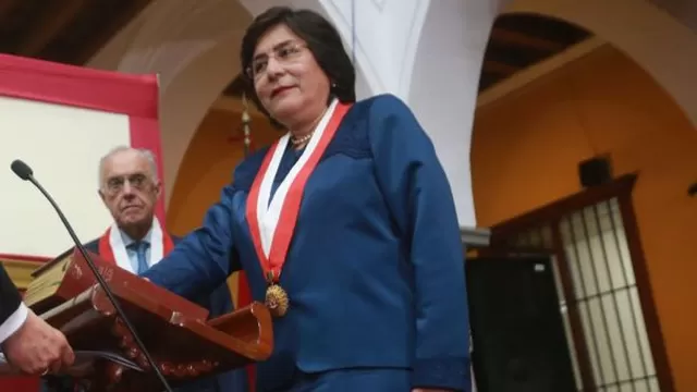 Marianella Ledesma es la primera mujer en presidir el Tribunal Constitucional. Foto: ANDINA