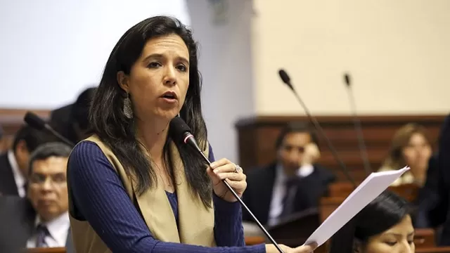 Marisa Glave, congresista del Frente Amplio. Foto: Andina