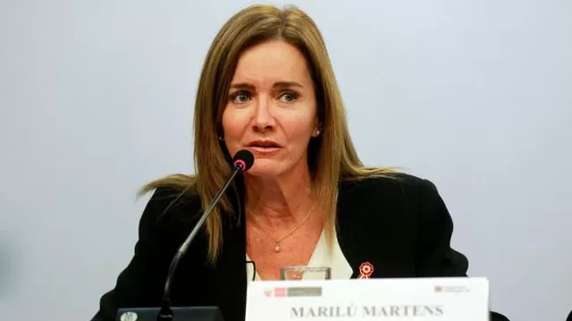 Ministra de Educación, Marilú Martens. Foto: Andina