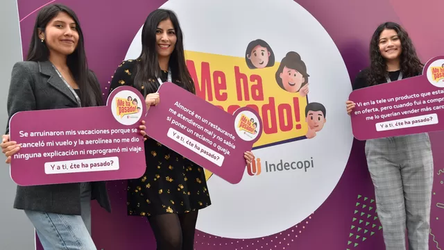 '¡Me ha pasado!': Indecopi lanza campaña digital para que consumidores sepan cómo defender sus derechos