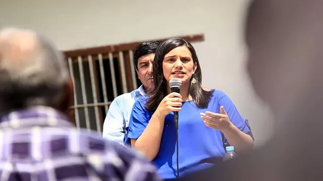 Verónika Mendoza, líder de Frente Amplio. Foto: Andina