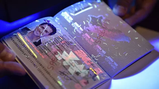 Pasaporte biométrico. Foto: Andina