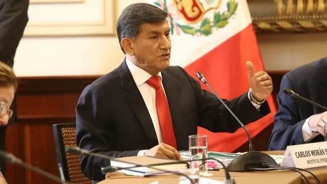 Carlos Morán, ministro del Interior. Foto: El Comercio