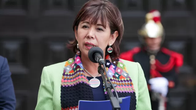 Nancy Tolentino, ministra de la Mujer. Foto: PCM.