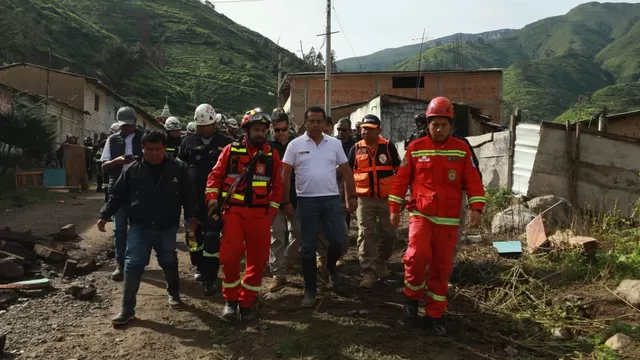 Ministro José Tello tras deslizamiento en Atavillos Bajo:  "Estas casas tienen que ser deshabitadas y reubicadas"
