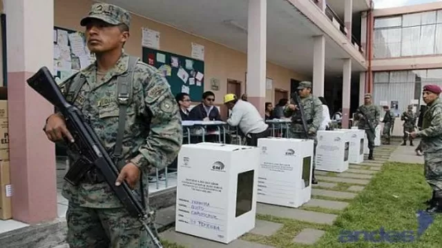 Ministerio de Defensa resguardará el orden durante elecciones 2020. Foto: Andina