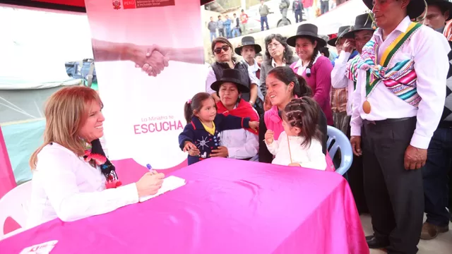 Cayetana Aljovín, ministra de Desarrollo e Inclusión Social. Foto: Andina