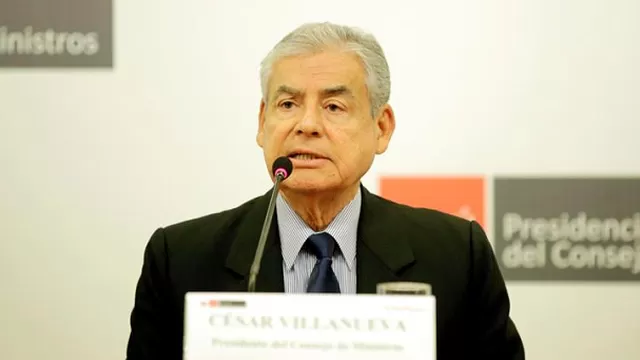 César Villanueva. Foto: El Comercio