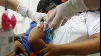 Minsa inició campaña de vacunación contra sarampión, rubeola y polio