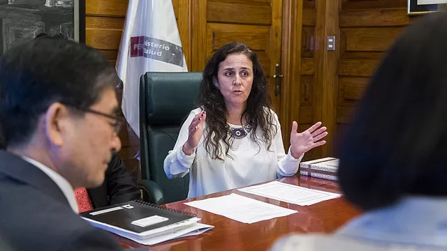 Ministra Patricia García. Foto: MINSA