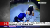 Miraflores: Liberaron a trabajador de limpieza que intentó grabar bajo la falda de joven