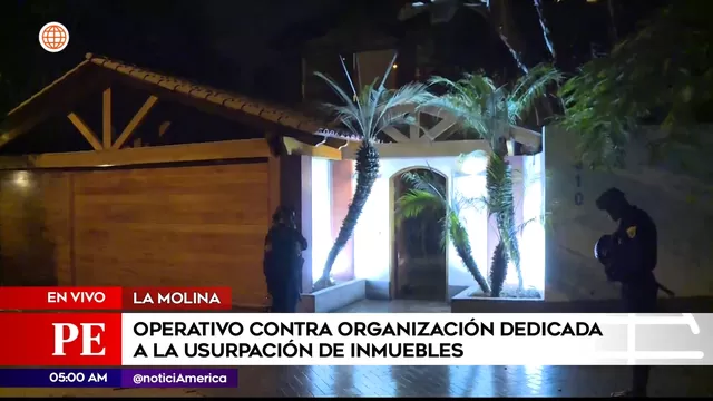 La Molina: Operativo contra organización dedicada a la usurpación de inmuebles